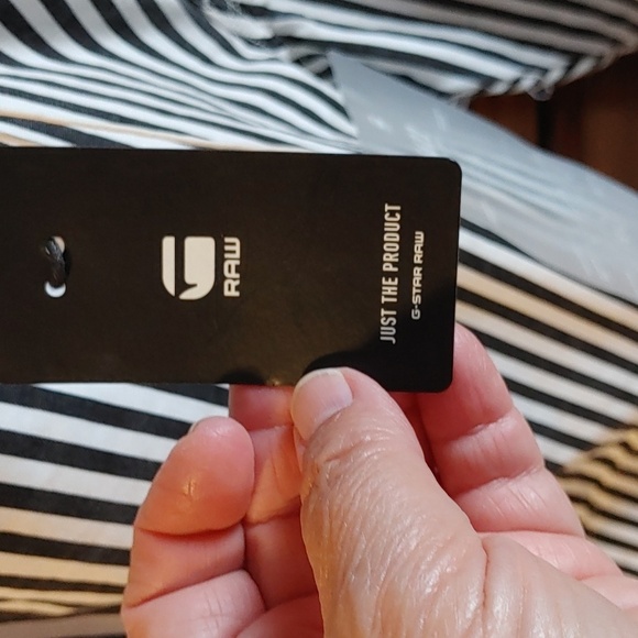 🌻NEW Men's G- Star Raw Elwood 5622 3D Tapered Lucas Canvas Hickory Strip - Picture 2 of 12